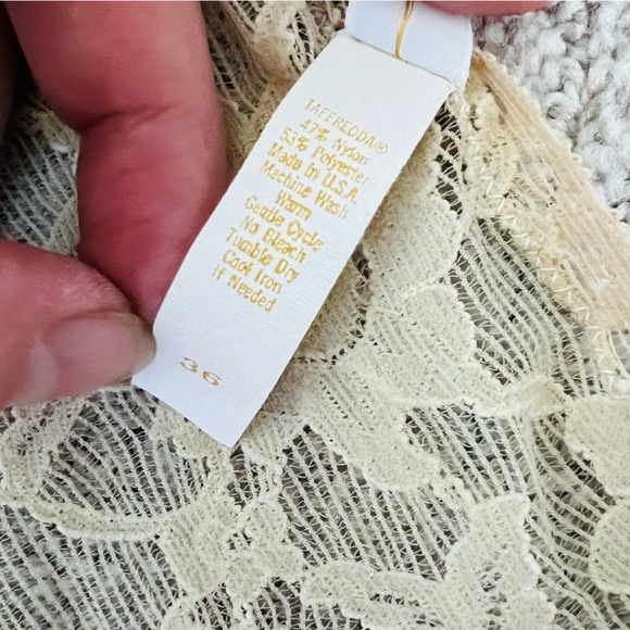 Vintage 70s / 80s Barbizon Semi Sheer Nude Slip Dress - Picture 8 of 12